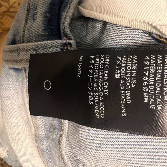 AMIRI  men’s blue art Patch Jeans - Picture 5 of 10